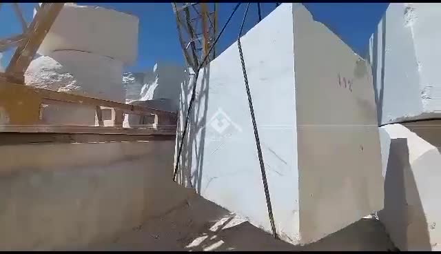 White Spider Crystal Marble Blocks