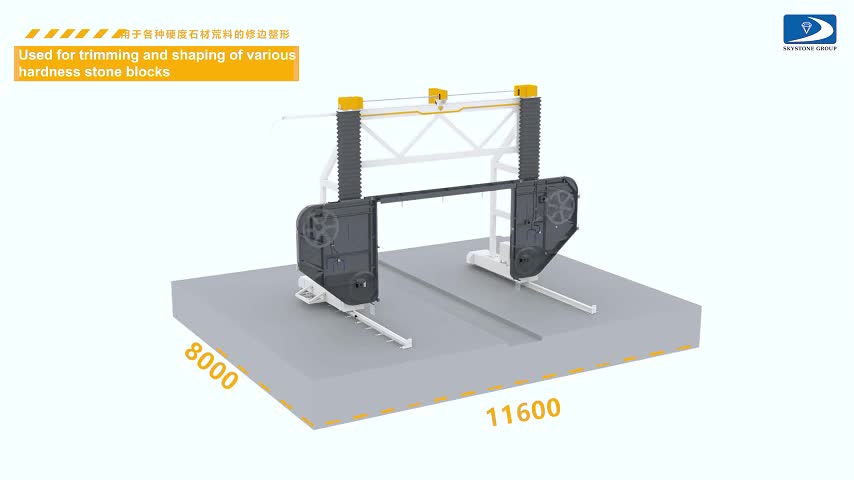 Movable Mono Wire Saw Machine