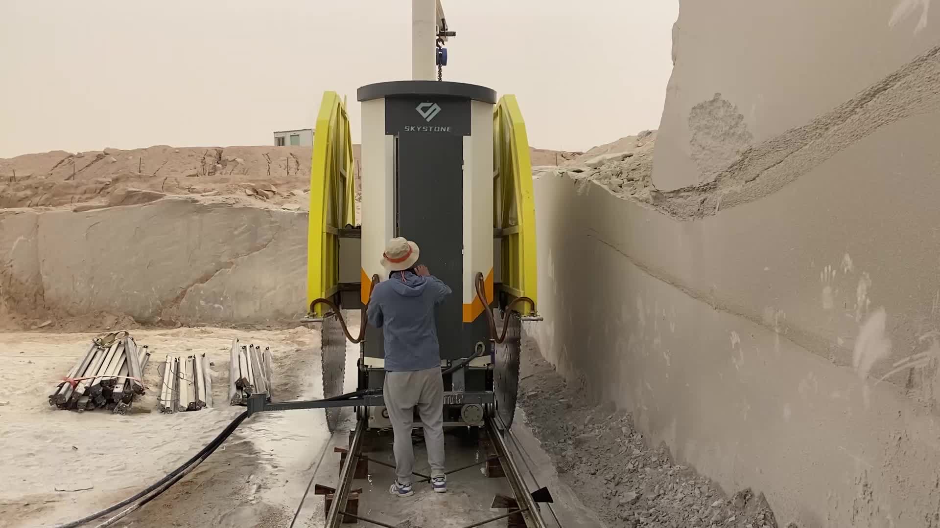 SCY3600 Quarry/Mining Equipment/Skystone Double Blade Stone Cutting Machine