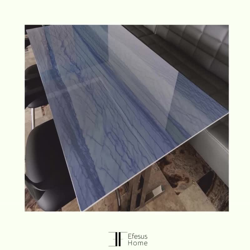 Azul Macaubas Porcelain Cafe Table Tops