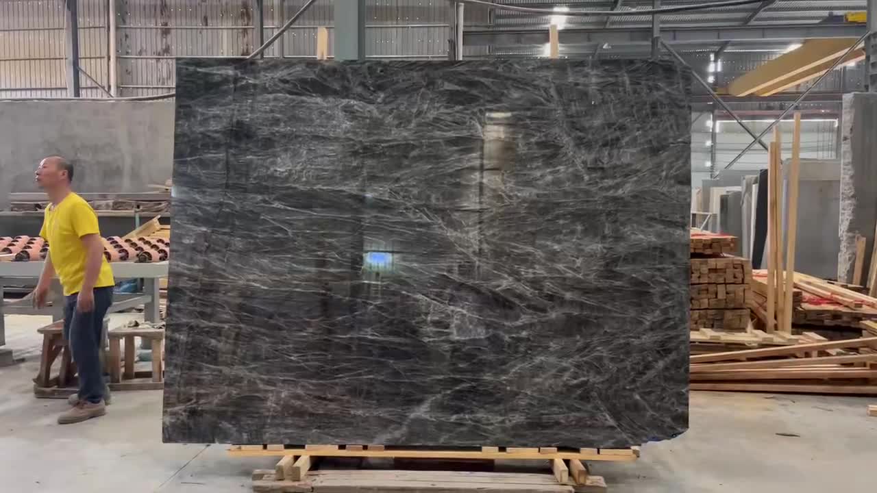 Black Spider Marble Slabs