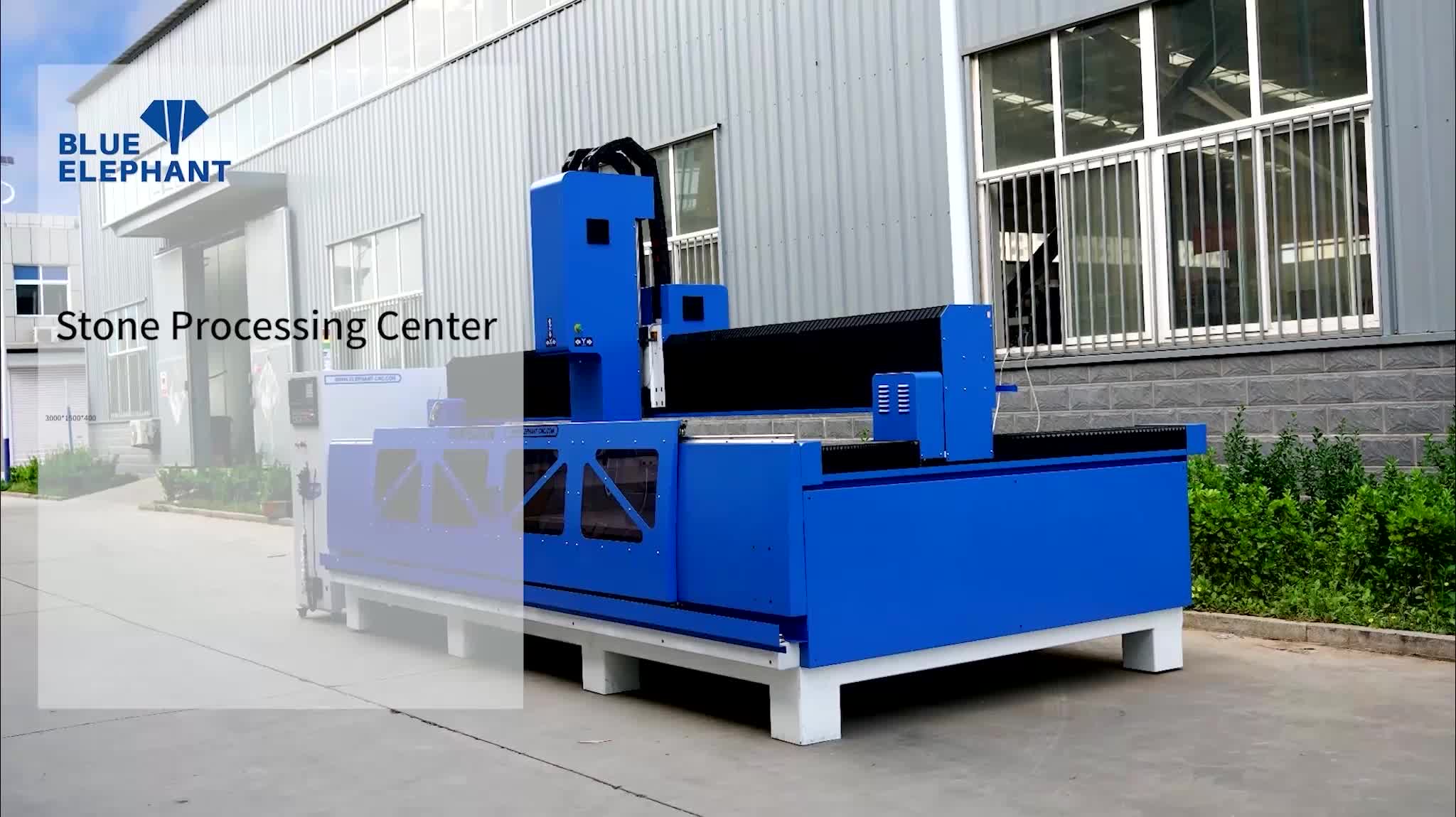 Two-Process Countertop CNC Stone Machining Center For Granite Cutting