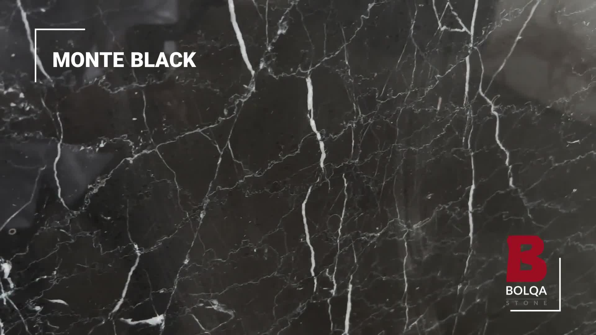 Iran Black Marble Slabs MONTE BLACK- Najafabad Black Marble