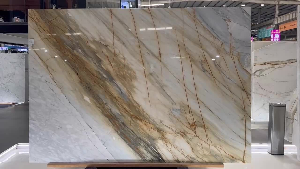 Italy Calacatta Gold Marble Slabs Hot Sale