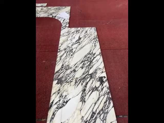 Calacatta Viola Marble Tiles For Wall TV Arched Background