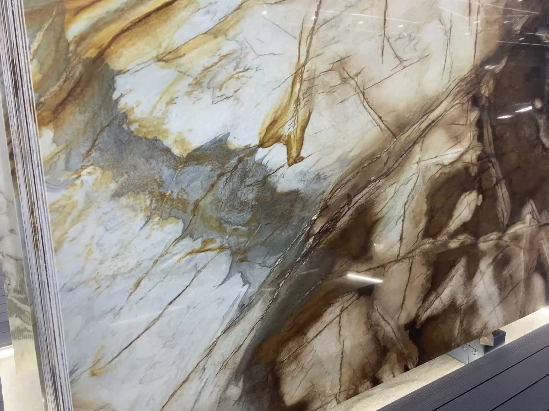 Golden Butterfly Quartzite Slabs 20Mm Polished Surface