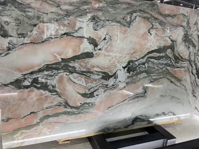 Luxury Calacatta Viola Pink Marble Slabs