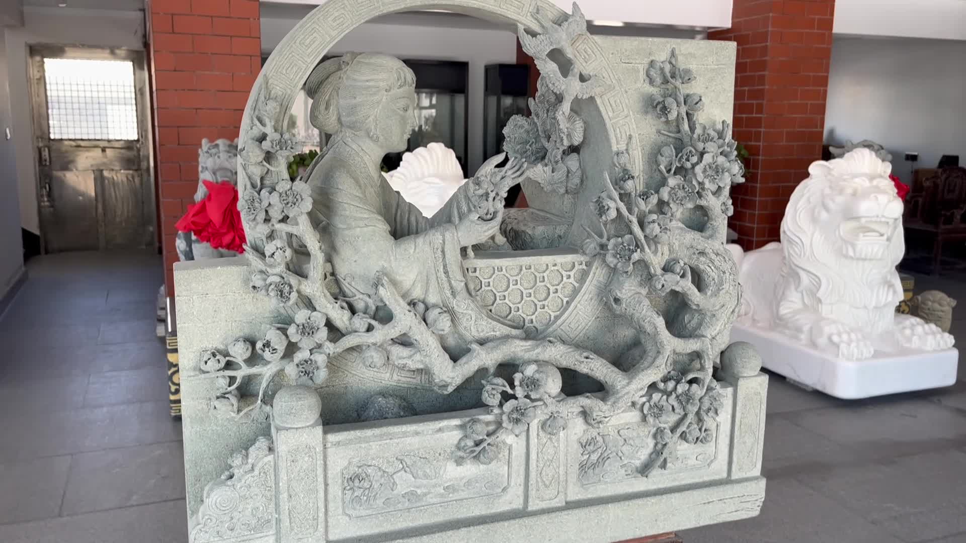 Customized Granite Hand Carved Sculpture Relief