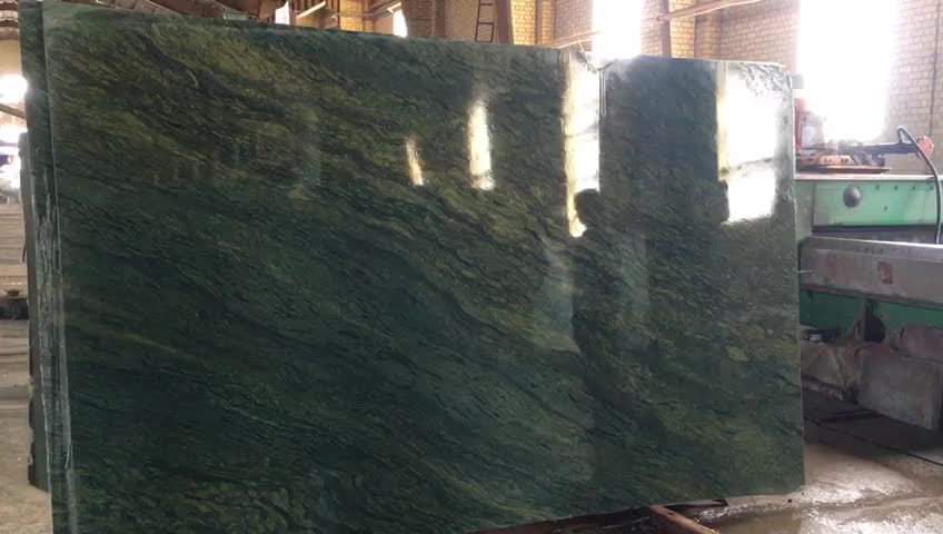 Green Granite (Polished-Brushed) Slabs