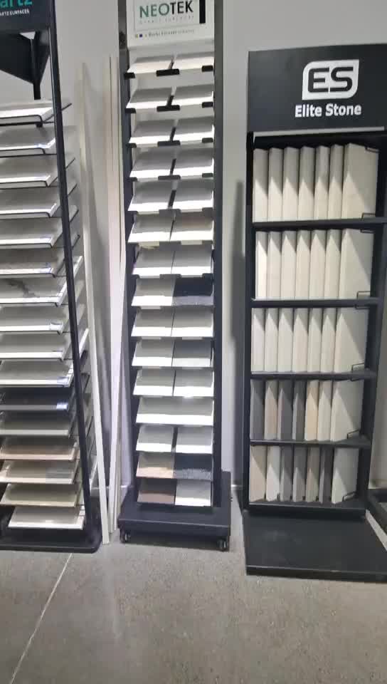 Metal Floor Quartz Stone Display Stand,Marketing Stand