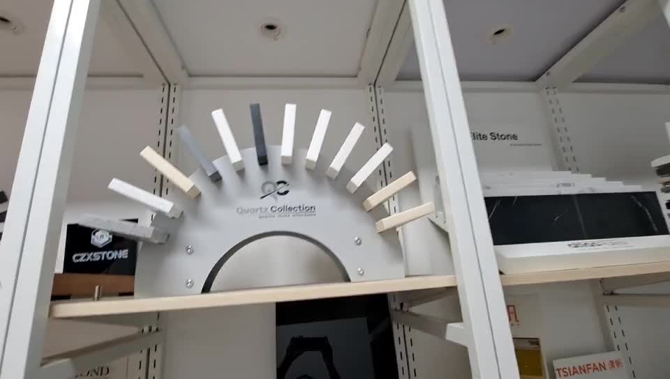 Solid Surface Quartz Stone Countertop Sample Display Rack