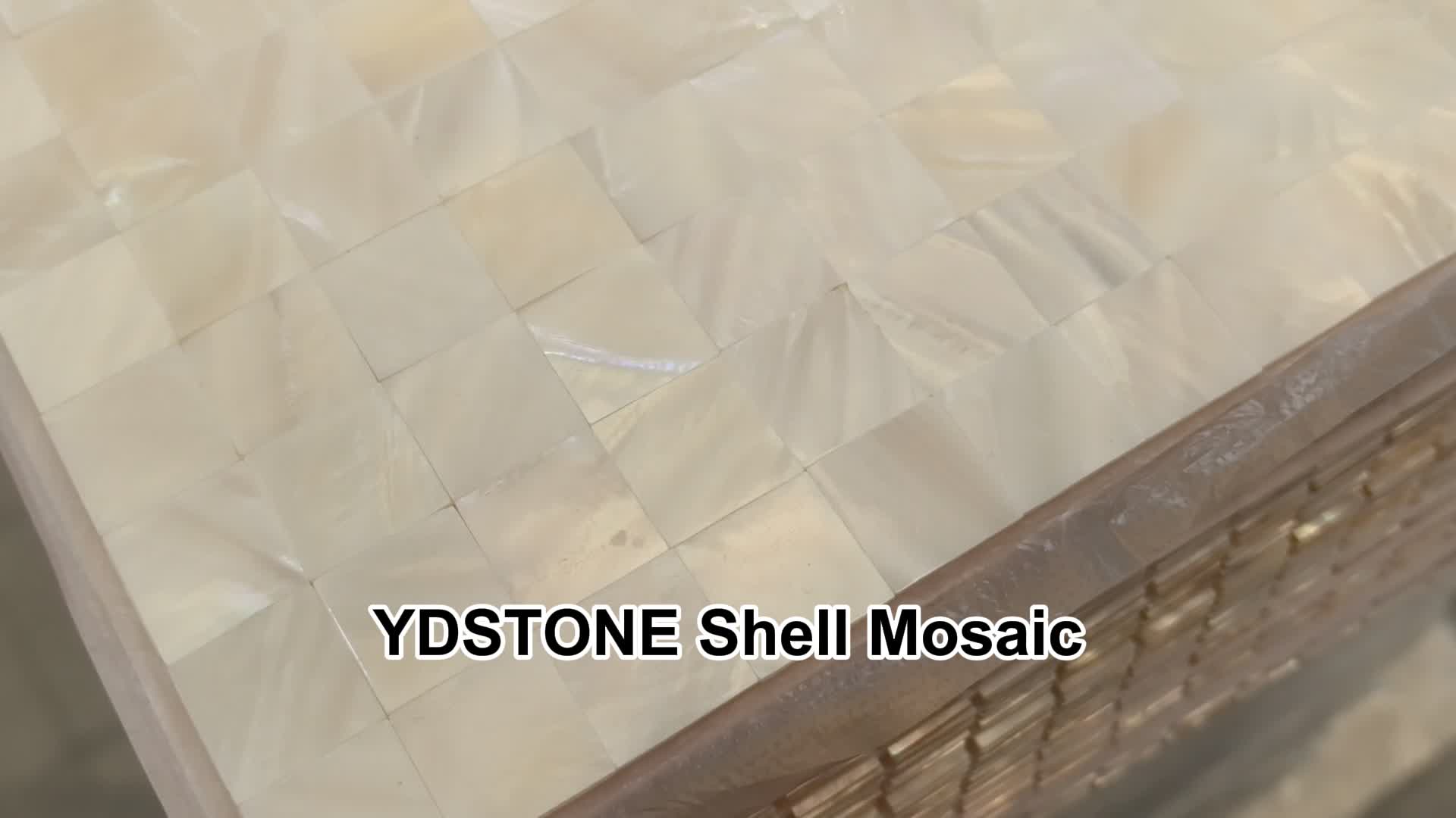Seamless Square Shell Mosaic Tiles