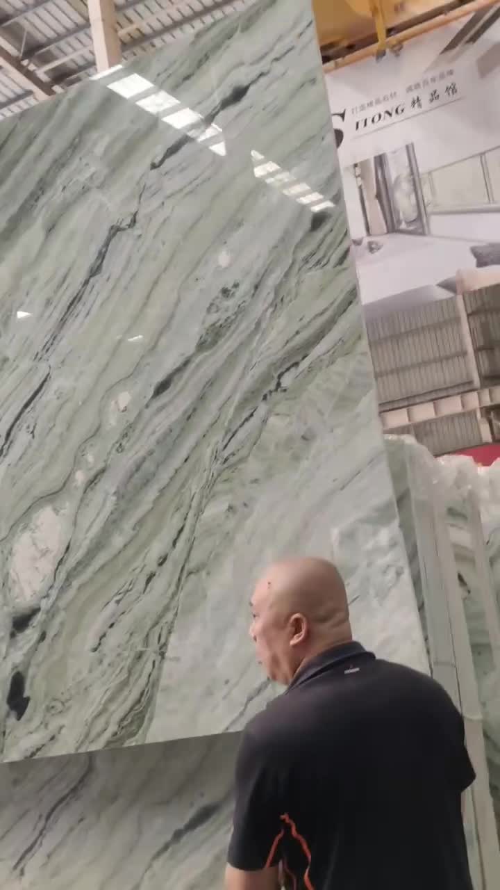 Shangri La Jade Marble Slabs Yunnan Green Stone Tile