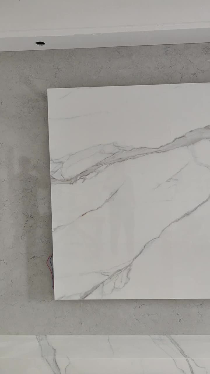 3D Printing White Artificial Calacatta Slabs