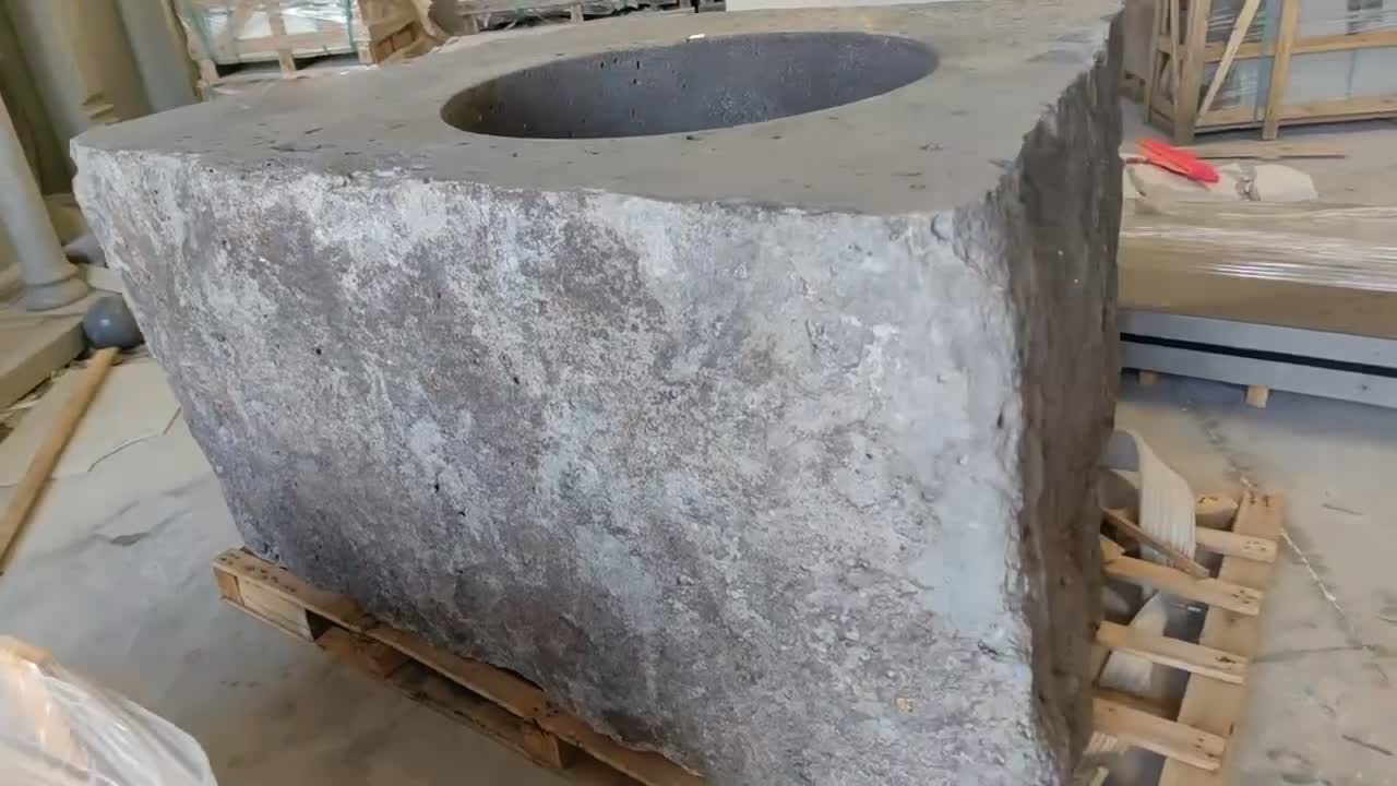 Fluted Luxury Marble Arabescato Freestanding Bathtubs
