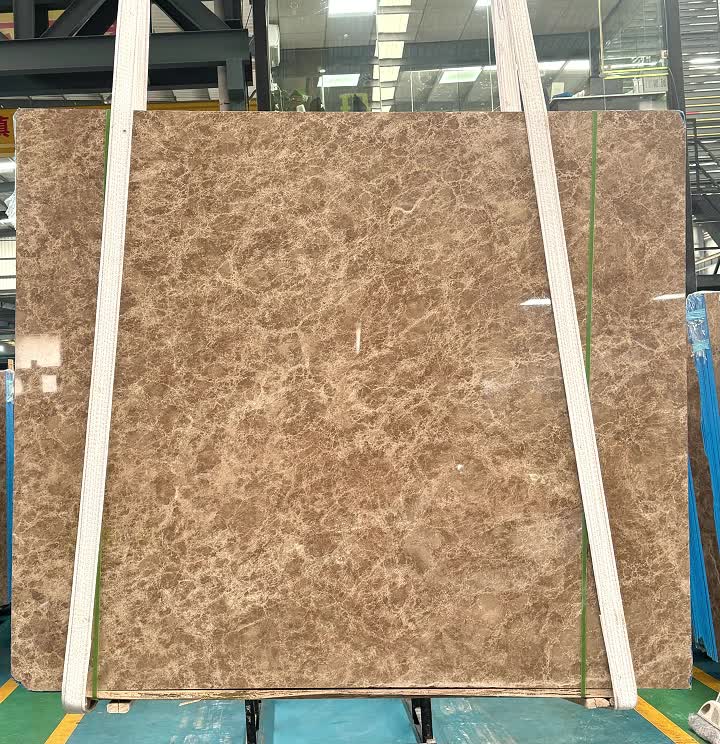 Crystal Light Emperador Marble Slabs