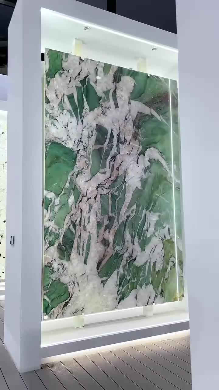 Brazil Fuchsite Crystal Quartzite Slabs Wall Tiles