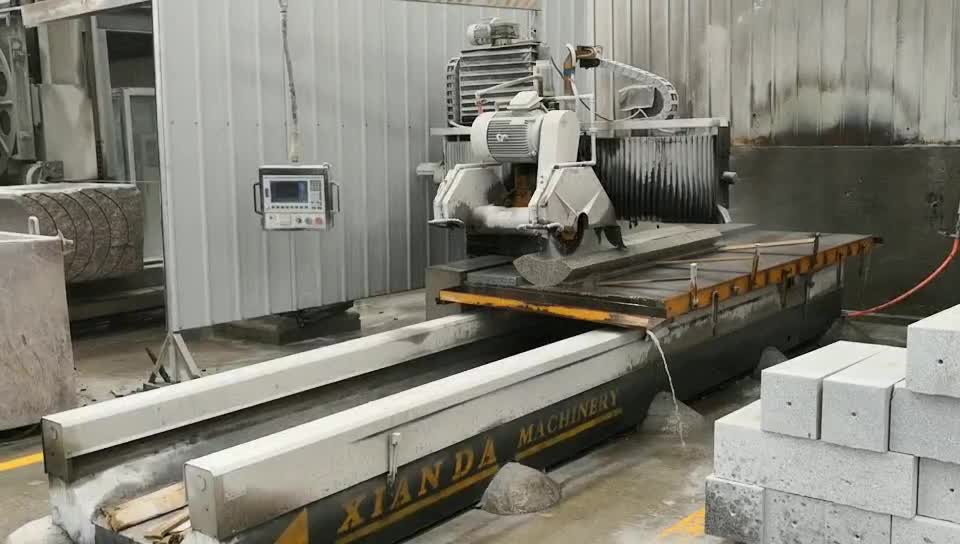 Granite PLC Linear Profiling Machine Stone Edge Cutting Marble