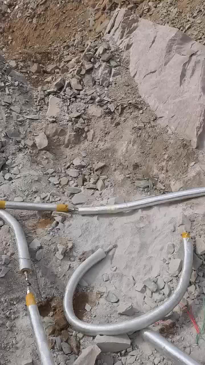O2 Rock Demolition System Plastic Gas Filling Pipe