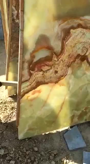Dark Green Onyx Slabs