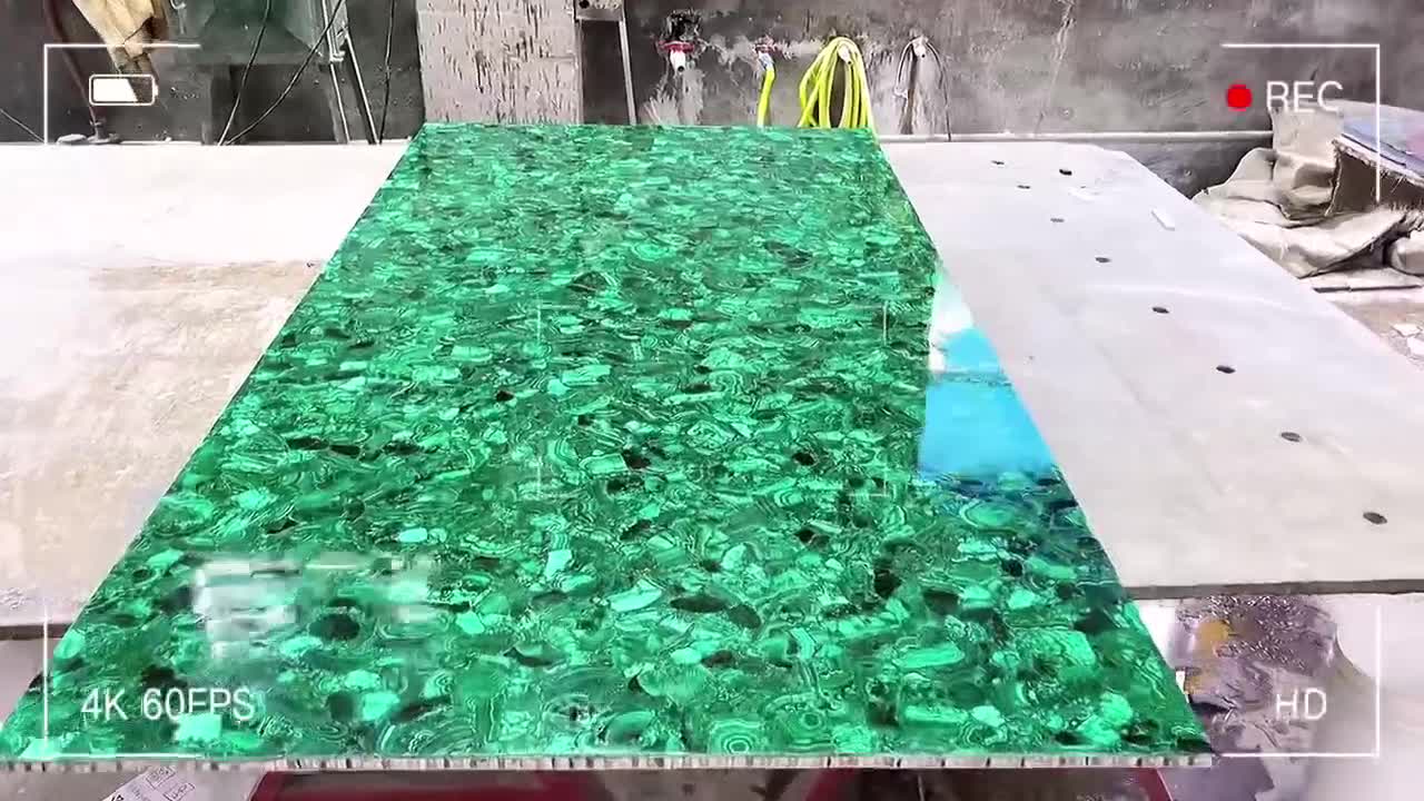 Backlit Semiprecious Gem Stone Display Commercial Counters