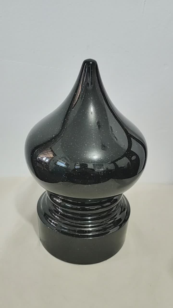 Black Flower Vase Monumental Vase
