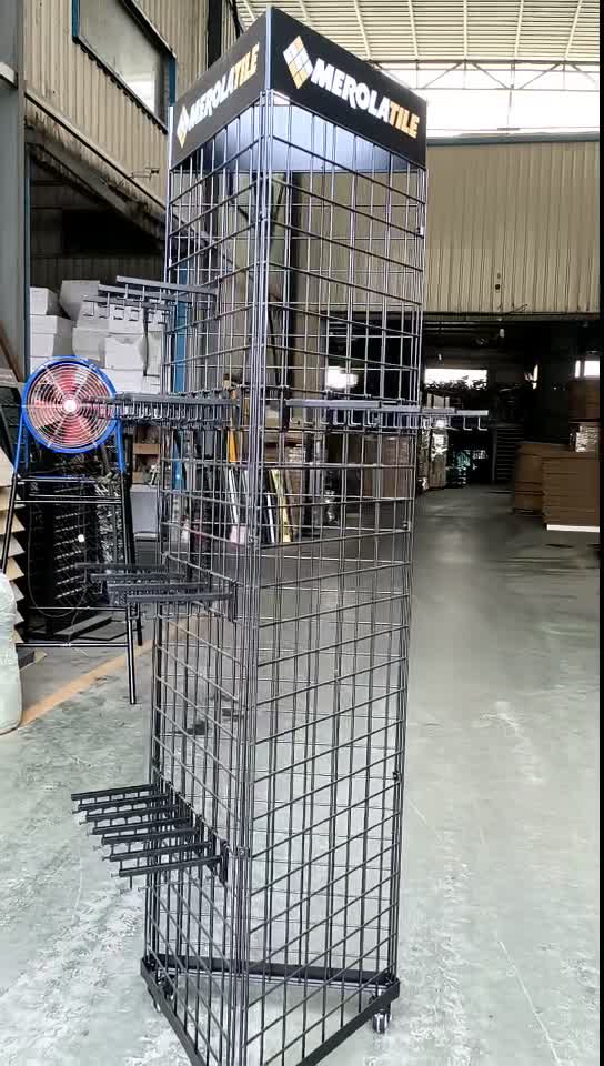 Pool Tile Rotary Display Rack