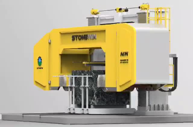 Multi-Wire Saw Machine For Granite And Marble Blocks Sawing