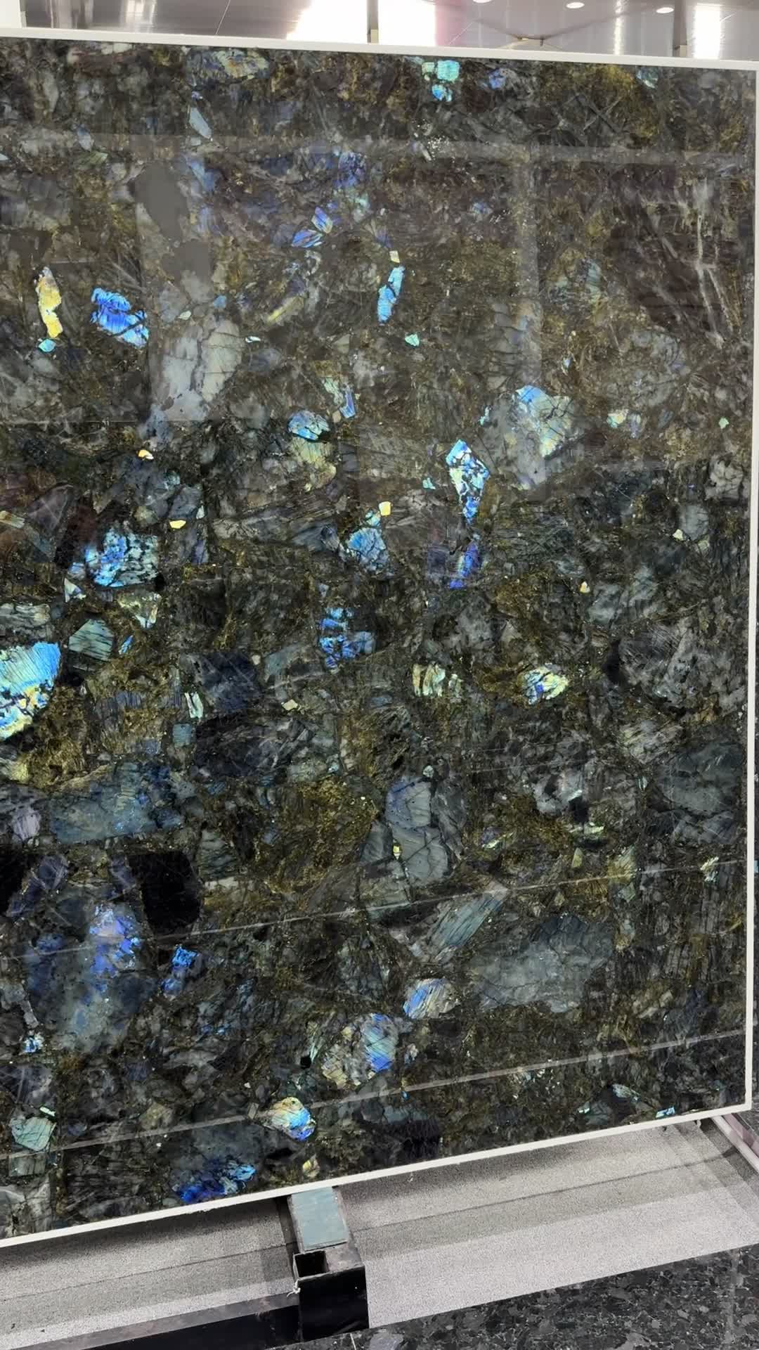 Labradorite Blue Semiprecious Stone Slabs