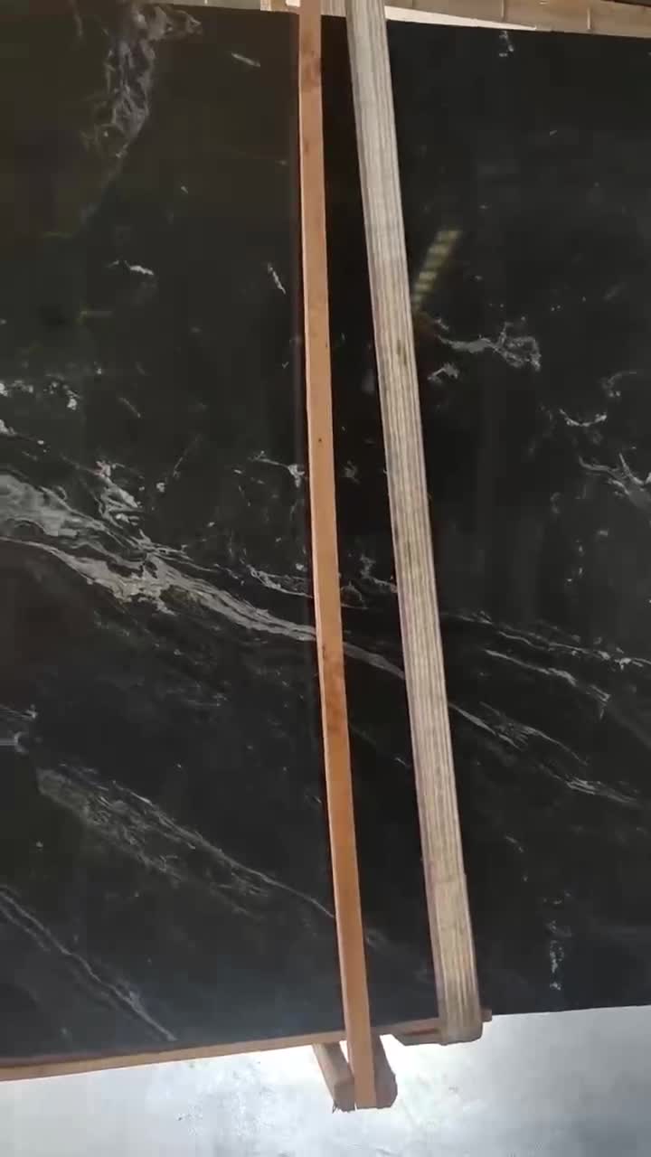 Magma Gold Granite Slabs Black Cosmic Titanium Stone