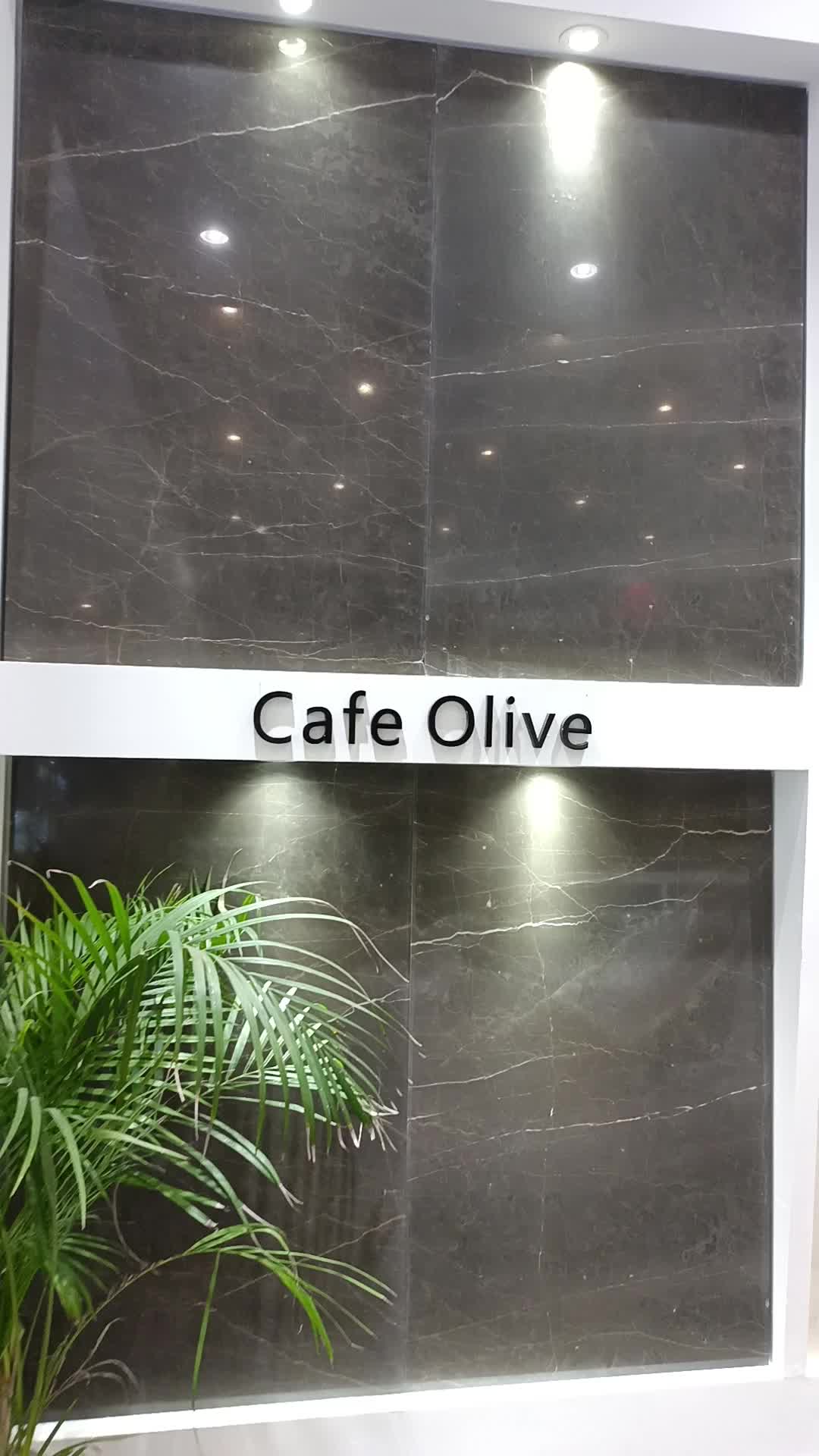 Cafe Olive Marble Polished And Honed Slabs, Tiles