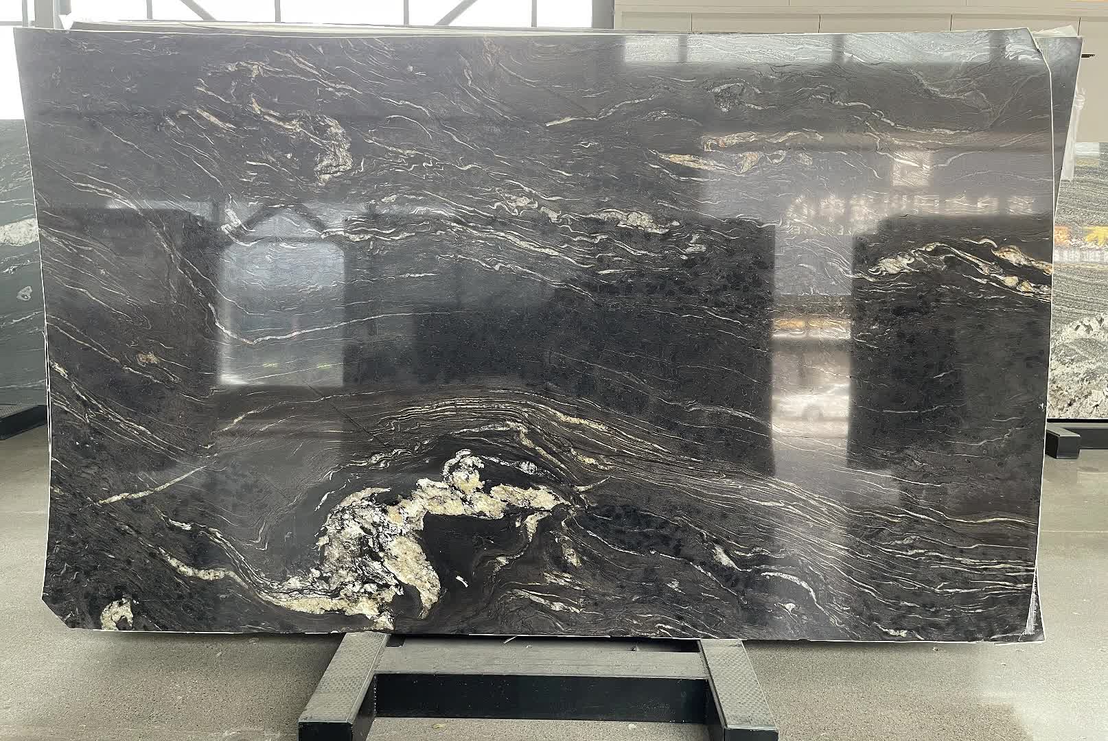 Black Cosmic Brazilian Granite Slabs