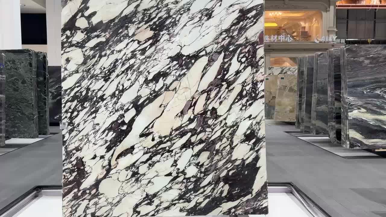Bvlgari Purple Marble Slab Calacatta Purple Tiles
