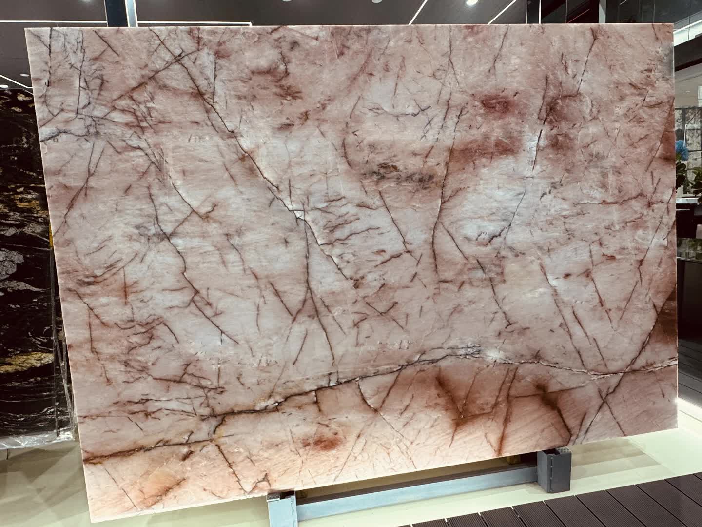 Cristallo Pink Natural Quartzite Slabs
