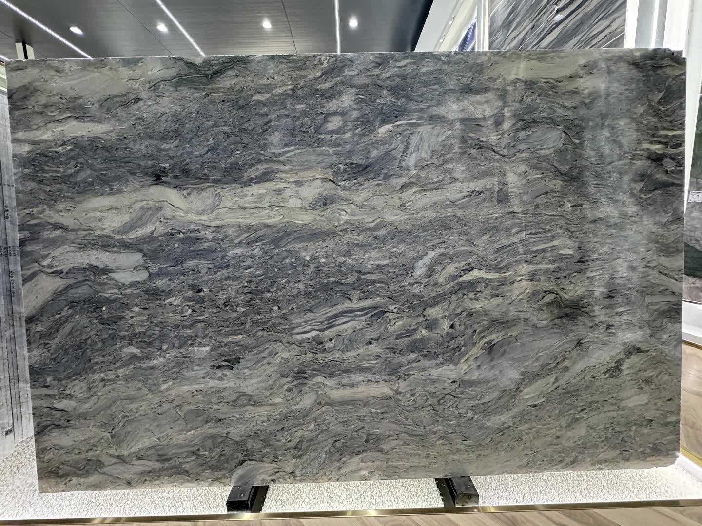 Fusion Blue Quartzite Slabs For Interior Projects Tiles
