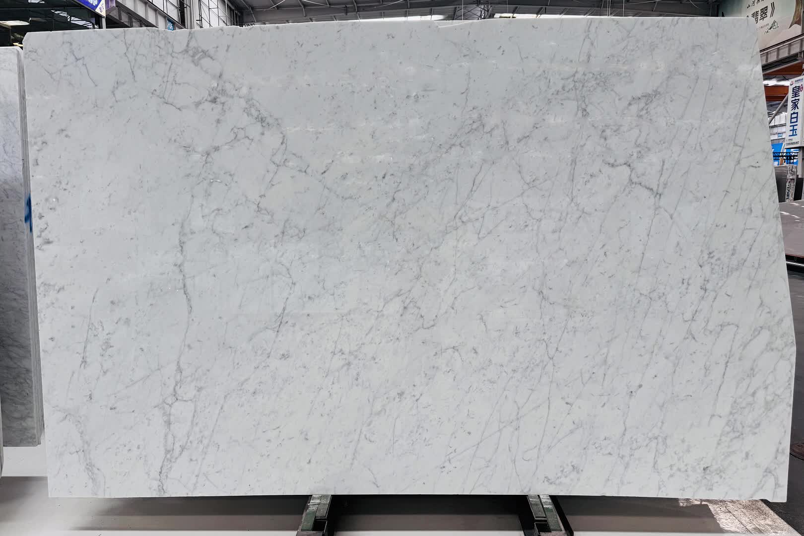 Italian Carrara White Marble Slabs For Interior Projects