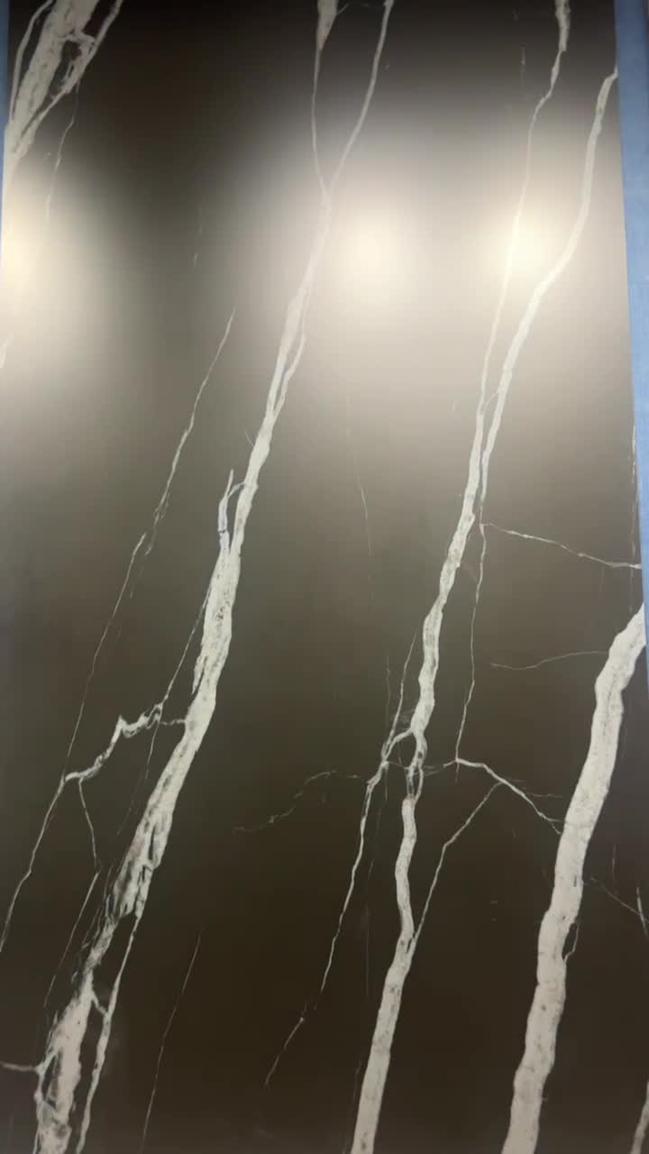 1600X3200x 20Mm &12Mm Thickness Top Nero Margiua Sintered Stone Slabs