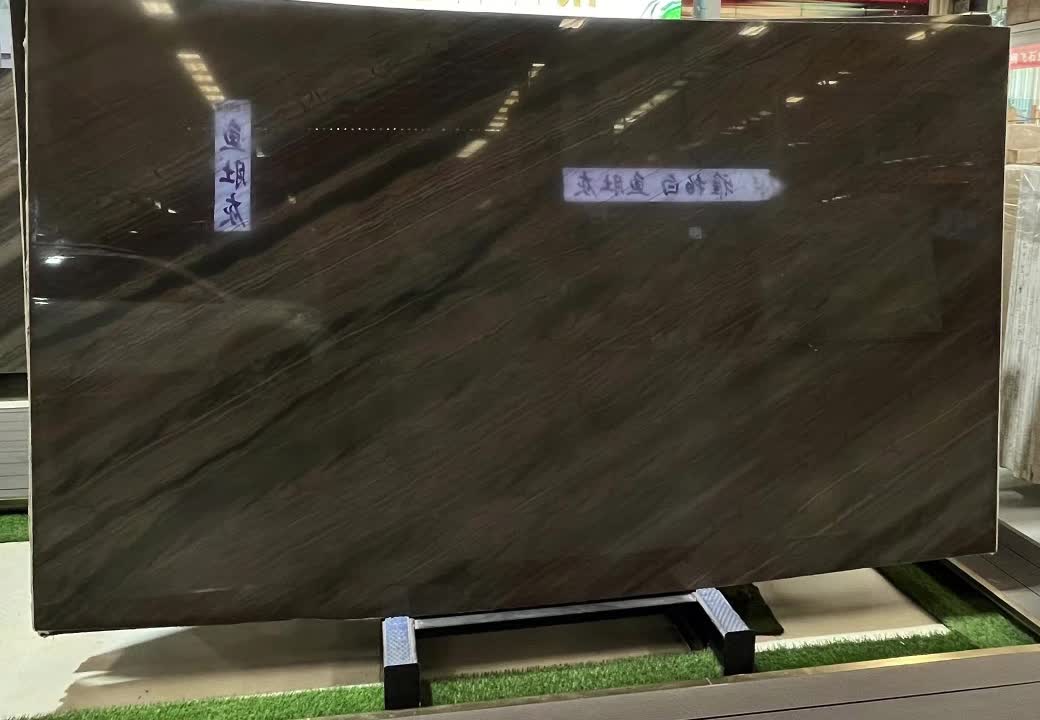 Elegant Brown Quartzite Slabs