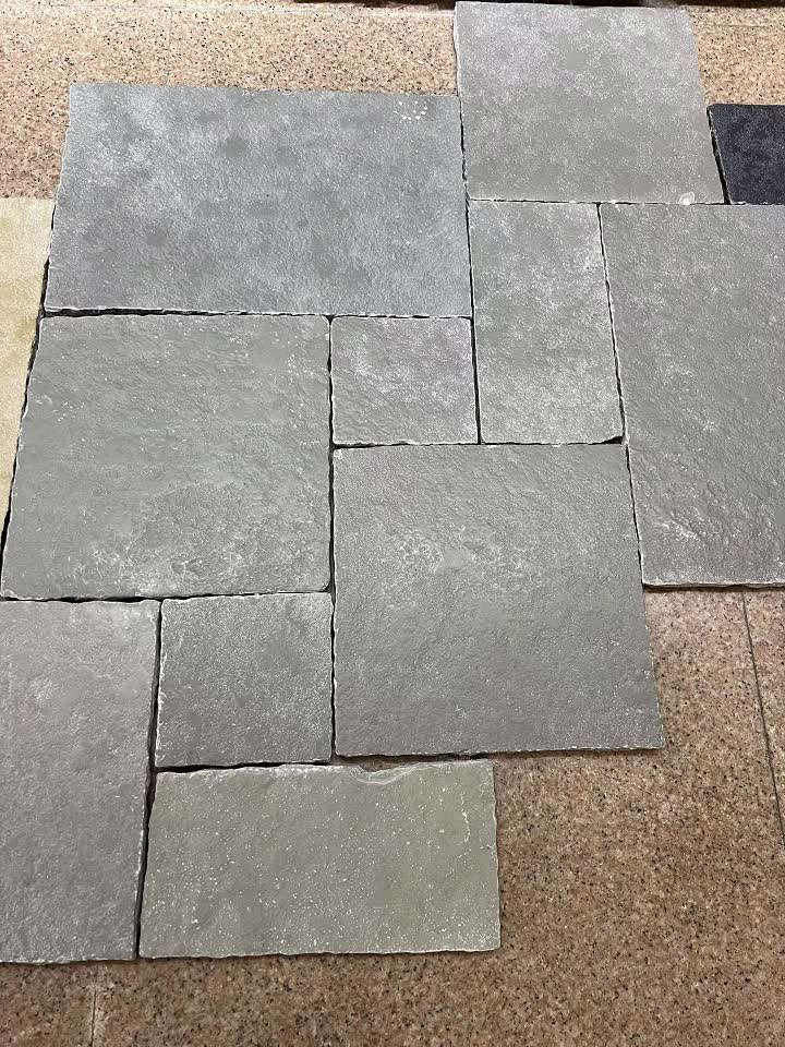 Lime Grey French Pattern