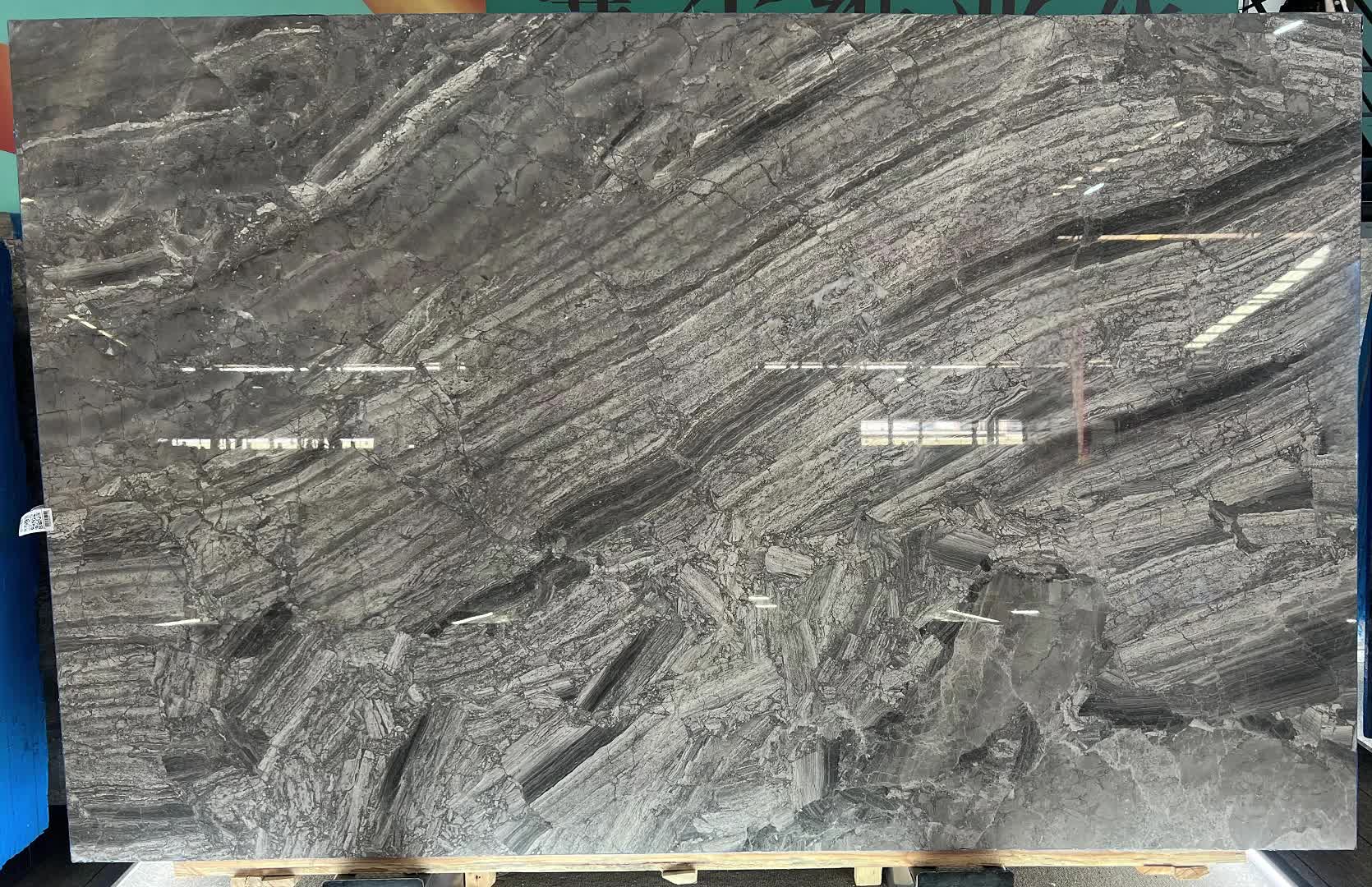 Titanium Grey Marble Slabs