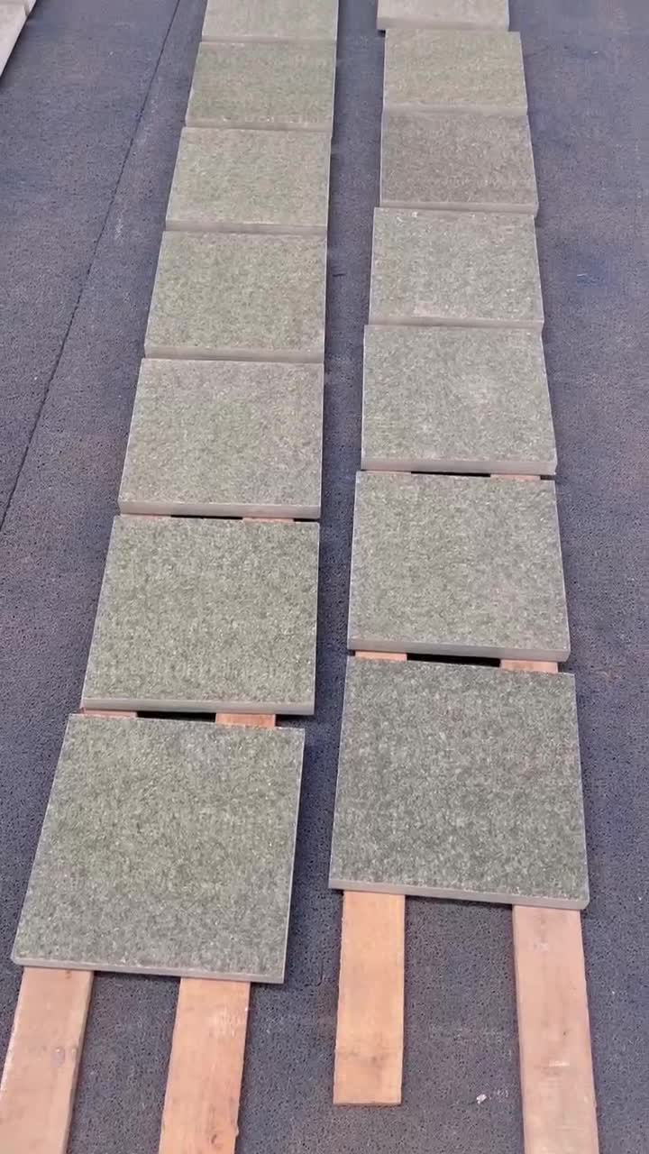 Green Granite Bush Hammered Paver Stone