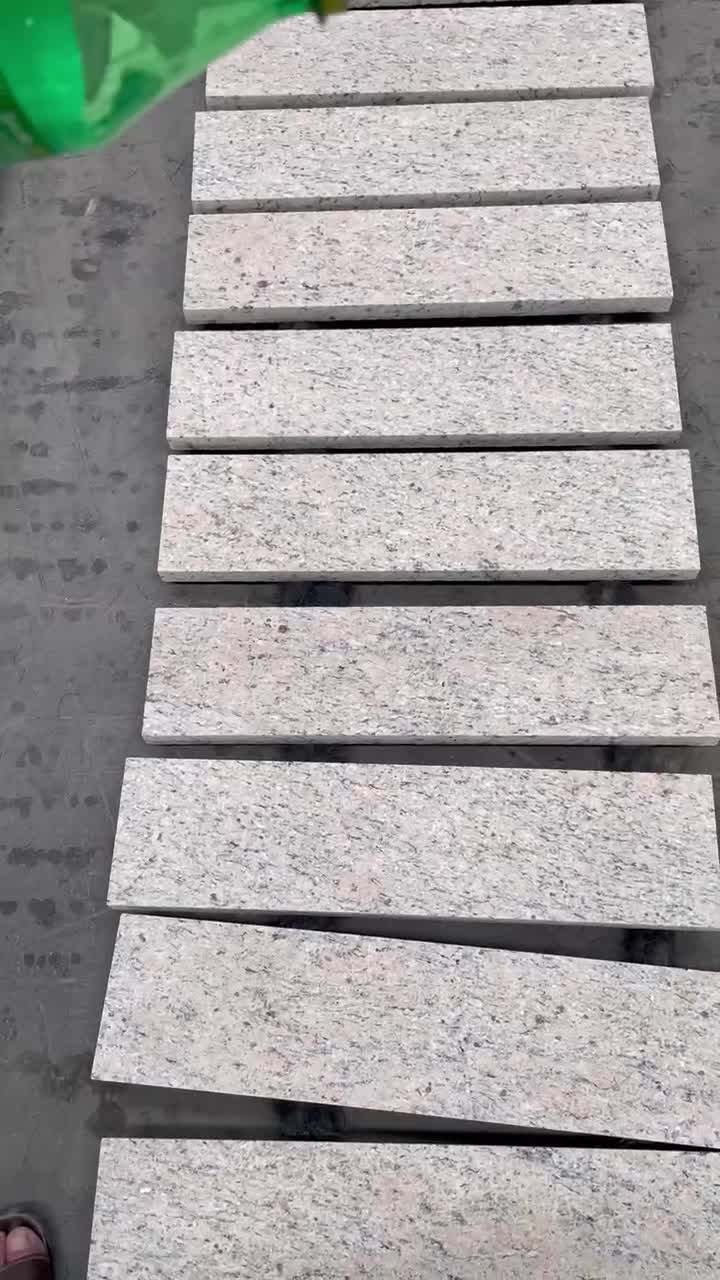 Sandblasted Giallo San Francisco Granite Paving Stone