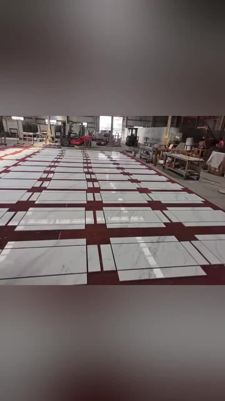 Polished White Volakas Marble Slabs