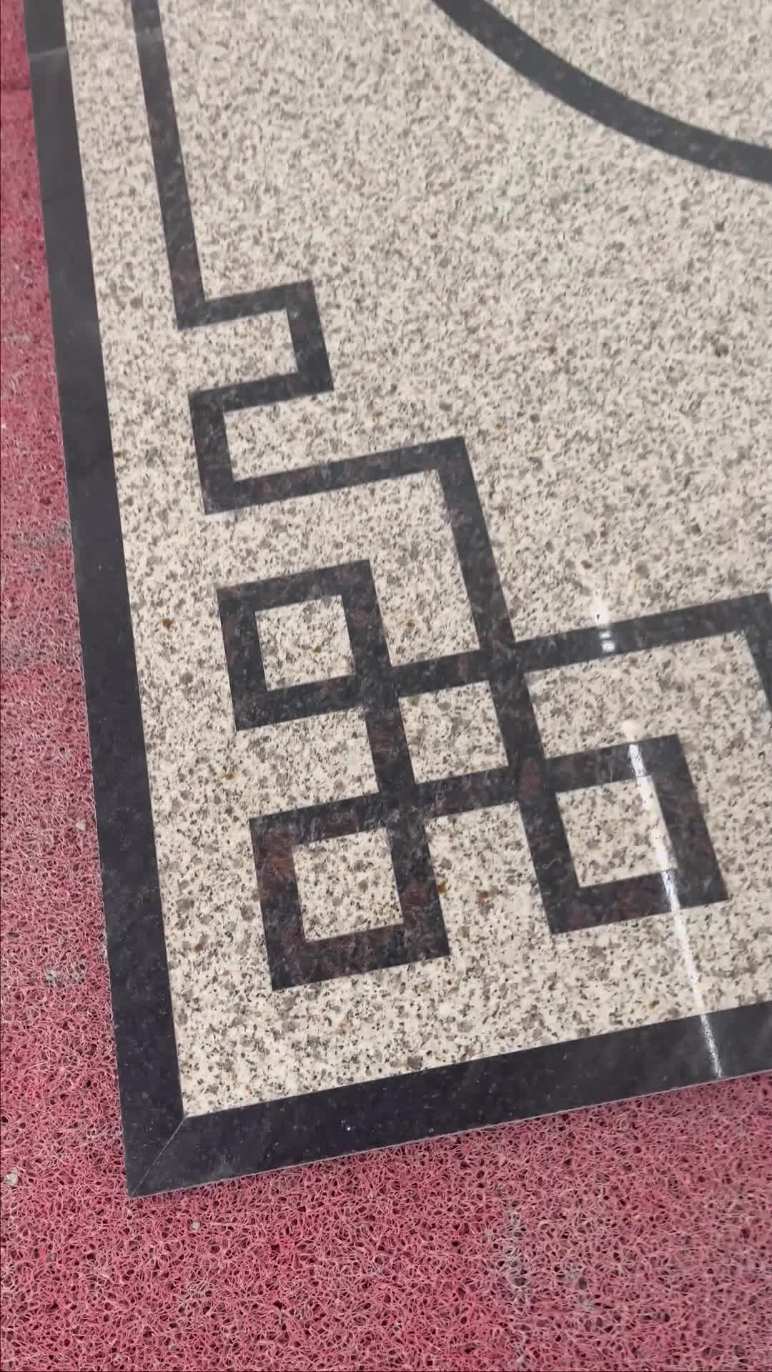 Simple Granite Stone Waterjet Carpet Medallions