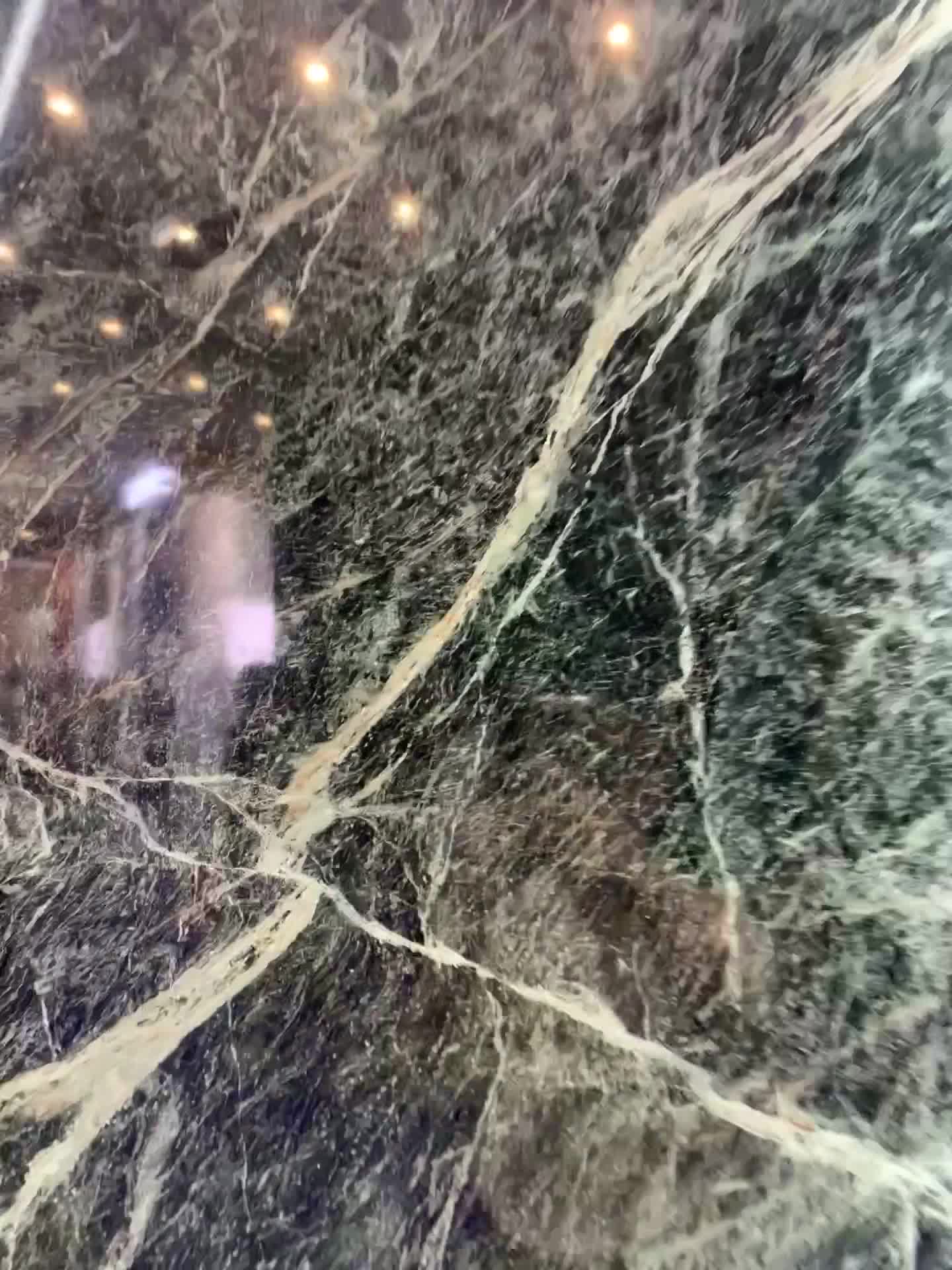 Verde Royal Granite With Polished And Honed Finish Slabs