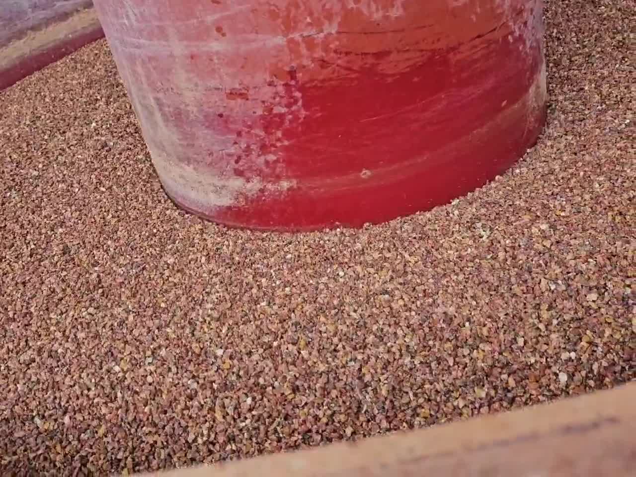 Red Travertine Tumbled Pebble Stone (Various Sizes)