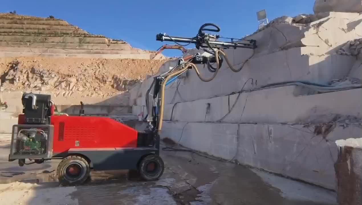 Wheel- Type Of Quarry Hydraulic Rig Drill Machine