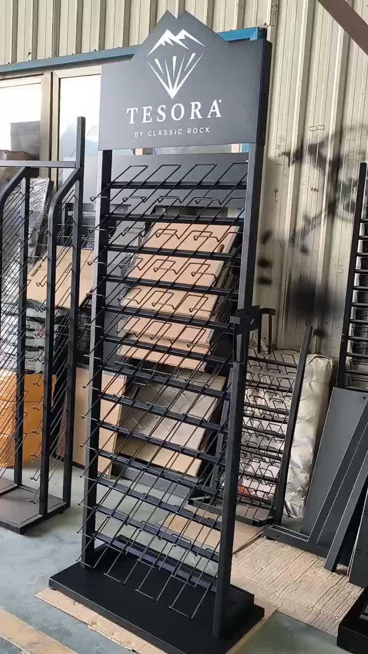 Coutertop Display Rack For Stone Sample