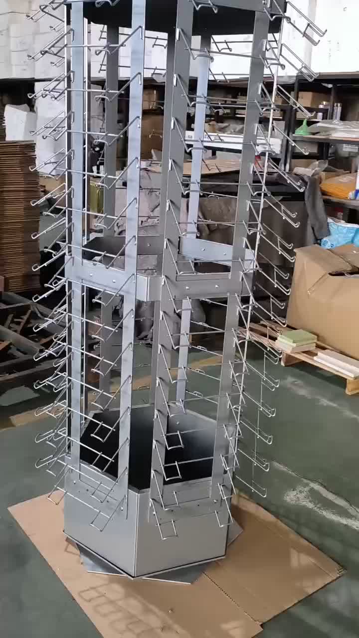 Hot Tile Sample Shelves-Rack -Can Be Rotated-White
