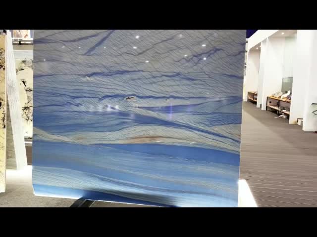 Grand Cloud Sky/Amazon River  Quartzite Slabs